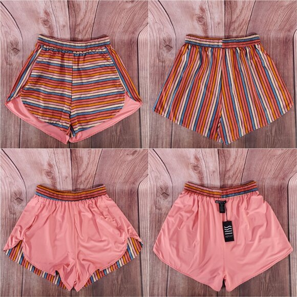 NWT Vetchy Womens Size Small Sunset Stripe Shirt & Shorts 2 Pieces Set - Picture 14 of 16